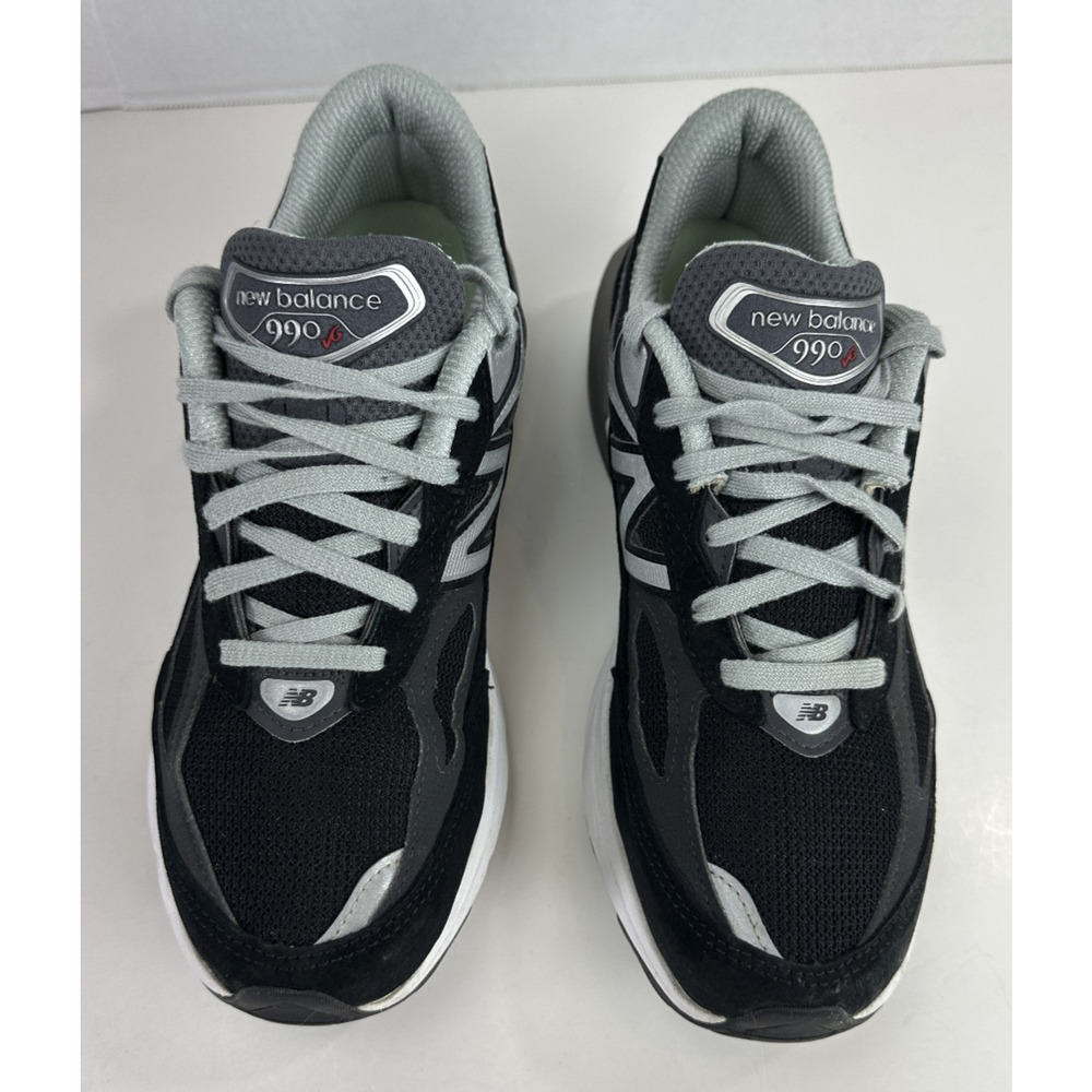 New Balance 990V6 Black Suede Shoes W990BK6 Sneakers Women’s Size 9 B USA Made - Picture 2 of 16